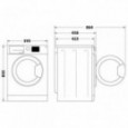 Пральна машина автомат фронтальна Whirlpool WRBSB 6228 B UA