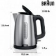 Електрочайник Braun WK1500 BK