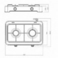 Плита газова Yucel O-200-LPG-white