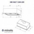 Вытяжка Minola HBI 5827 WH 1200 LED