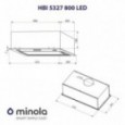 Вытяжка Minola HBI 5327 GR 800 LED