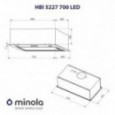 Вытяжка Minola HBI 5227 GR 700 LED