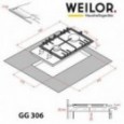Варочная панель Weilor GG 306 WH