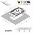 Варочная панель Weilor GG 306 BL