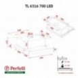 Вытяжка Perfelli TL 6316 BL 700 LED