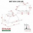 Вытяжка Perfelli BIET 5854 WH 1200 LED