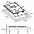 Варочная панель Perfelli HGM 31414 BL