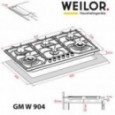 Варочная панель Weilor GM W 904 SS