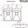 Мойка кухонная WEILOR IMMER WRT TB7750