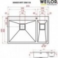 Мойка кухонная WEILOR IMMER WRT DB8150