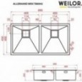 Мойка кухонная WEILOR ALLERHAND WRX TB8945