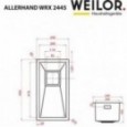 Мойка кухонная WEILOR ALLERHAND WRX 2445