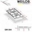 Варочная панель Weilor GM 304 WH