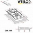 Варочная панель Weilor GM 304 BL