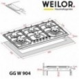 Варочная панель Weilor GG W 904 BL