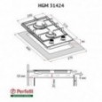 Варочная панель Perfelli HGM 31424 WH