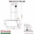 Вытяжка Perfelli DNS 6252 D 700 SG LED