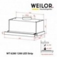Вытяжка телескопическая Weilor WT 6280 I 1200 LED Strip