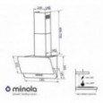 Вытяжка Minola HDN 66102 BL 1000 LED
