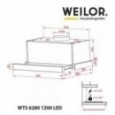 Вытяжка кухонная WEILOR WTS 6280 BL 1200 LED strip
