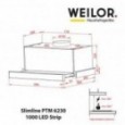 Вытяжка кухонная WEILOR Slimline PTM 6230 SS 1000 LED strip