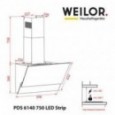 Вытяжка кухонная WEILOR PDS 6140 WH 750 LED strip