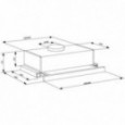 Вытяжка Eleyus Cyclon 700 60 WH