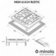 Варочная панель Minola MGM 61424 IV RUSTIC