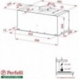 Вытяжка Perfelli BIET 6512 A 1000 W LED