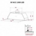 Вытяжка Perfelli BI 9652 I 1000 LED