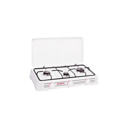 Плита газова настільна KUMTEL KO-1233 WHITE PAINTED