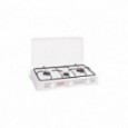Плита газова настільна KUMTEL KO-1233 WHITE PAINTED